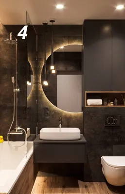 Стильный интерьер в стиле минимализм с деревянными панелями | Роскошные  ванные комнаты, Ванная стиль, Шикарные ванные комнаты