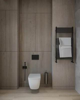 Ванная комната с плиткой под дерево: 30+ фото и идей дизайна