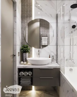 Раздельный санузел от Jeevaa Design. Нравится? Оцениваем дизайн от 1 до  10😉 - - - #идеидизай… | Feng shui bathroom, Bathroom tile designs,  Bathroom storage cabinet