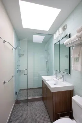 Совмещённый санузел с ванной 4 кв.м ➤ смотреть фото дизайна интерьера