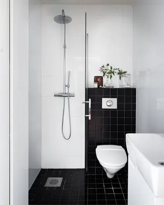Совмещённый санузел с душем (вар.1) - Contemporain - Salle de bain - de  Владимир Микитин | Tilelook