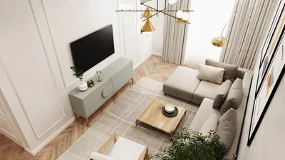 Светлый интерьер 3-комнатной квартиры в современном стиле | Candellabra