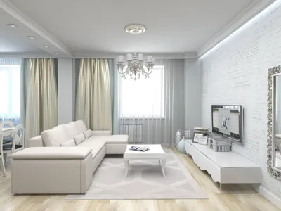 Современный дизайн гостиной в светлых тонах - 65 фото
