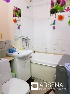 Ремонт ванной комнаты хрущевка - 66 фото