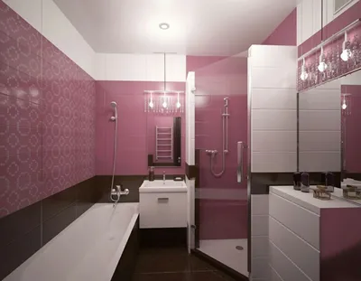 Ванная комната в коричневых тонах: выбор цвета плитки, фото коричневого  интерьера