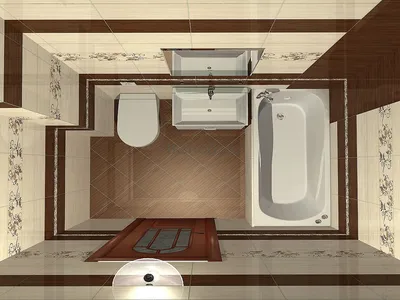 Совмещенный санузел с ванной: Дизайн 2, 3, 4, 5, 6 кв. метров