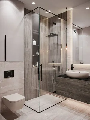 Современный дизайн интерьера санузла квартиры в Москве | Bathroom interior  design, Bathroom design small, Bathroom design