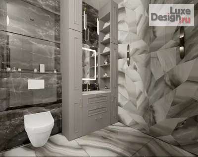 Дизайн интерьера трехкомнатной квартиры \"красивый санузел\" | Портал  Люкс-Дизайн.RU