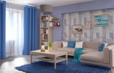 Море дизайна в гостиной – готовое решение в интернет-магазине Леруа Мерлен  Москва