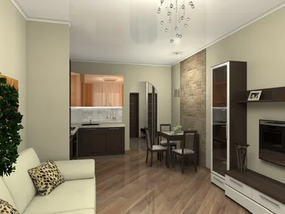 Дизайн квартиры студии 30 кв.м. Как ограничить спальню от кухни (Фото) |  DomoKed.ru