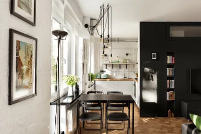 Дизайн кухни 5 кв м с холодильником в хрущевке, фото | Houzz Россия