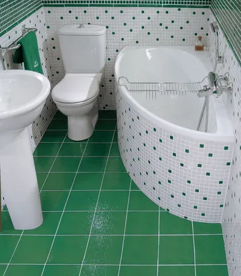 Как обустроить маленькую ванную комнату?