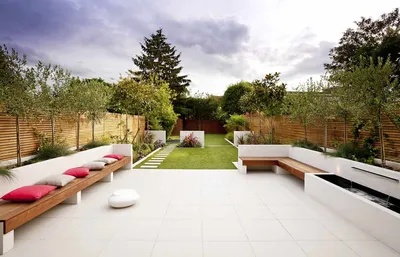 Красивые дворы частных домов: 100 фото лучших вариантов дизайна