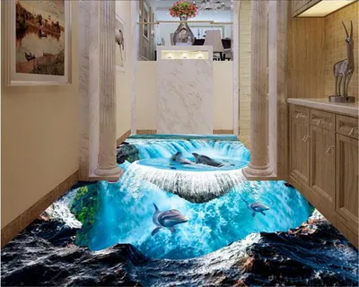 Beibehang пользовательские обои 3D пол Клифф падает океан дорожка для ванной  3d полы гостиной, спальни, кухни, дорожный росписи 3D обои - купить по  выгодной цене | AliExpress