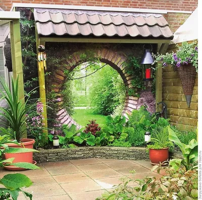 Ландшафтный дизайн для маленького сада. 15 идей с фото | Дизайн для  маленького сада, Азиатский сад, Патио двора