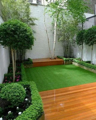 Дизайн маленького двора . . . . Листайте карусель 👉 . | Courtyard gardens  design, Modern backyard landscaping, Small courtyard gardens
