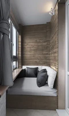 Современная лоджия со встроенным белым угловым диваном | Дизайн лоджии в  Москве | Дизайн балкона, Дизайн дома, Квартира