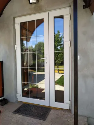 Пластиковые входные двери — в частный дом уличные со стеклопакетом - Окна  МОЛО