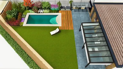 Дизайн участка в Бельгии 863 m² - Modelandi - Ландшафтный дизайн