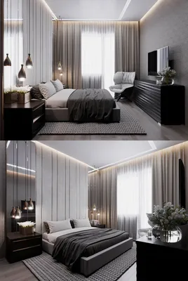 Галерея 3ddd.ru | Modern minimalist bedroom, Bedroom design, Modern bedroom