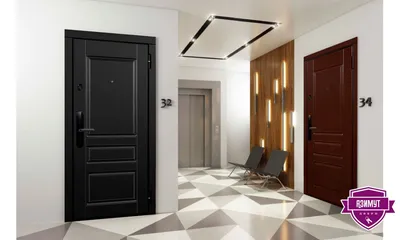 Стильные входные двери в квартиру - 89 фото