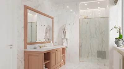 Ванная комната в греческом стиле - примеры интерьеров с фото