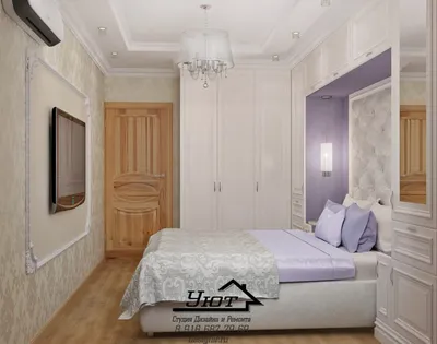 Дизайн спальной комнаты - Дизайн интерьера в Краснодаре