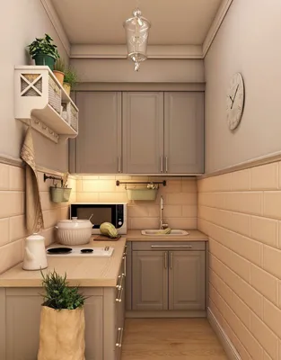 Создаем дизайн маленькой кухни 6 кв. м: 50 фото | Ремонт небольшой кухни,  Небольшие кухни, Перепланировка кухни