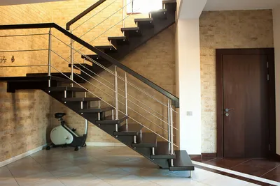Идеи дизайна лестницы в доме на второй этаж | Дизайн интерьера | Дзен