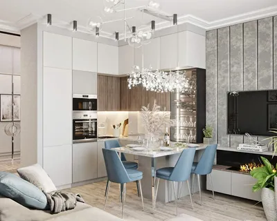 Дизайнерский ремонт квартиры в европейском стиле в Москве, цены