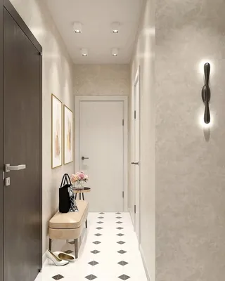 Актуальные идеи дизайна длинного коридора в квартире — лучшие решения для  интерьера на фото от SALON