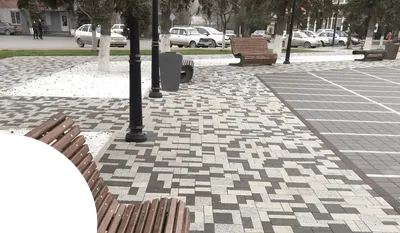 Тротуарная плитка в Ростове-на-Дону, брусчатка, бордюр, поребрик от  производителя
