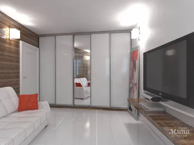 Дизайн интерьера однокомнатной квартиры в стиле минимализм по ул. Чапаева  30 | Студия дизайна интерьеров Мята в Душанбе