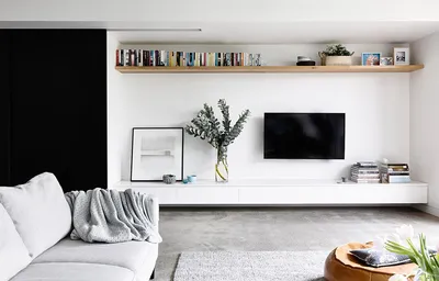 Дизайн стены с телевизором | Каркасный дом, Декор тумбы под телевизор,  Дизайн