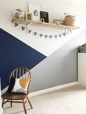 Варианты покраски стен в комнате - 69 фото