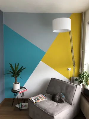Покраска стен в квартире дизайн - 59 фото