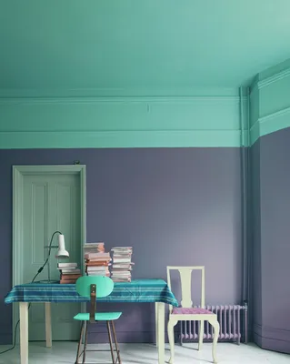 Покраска стен в два цвета — 50 новых идей