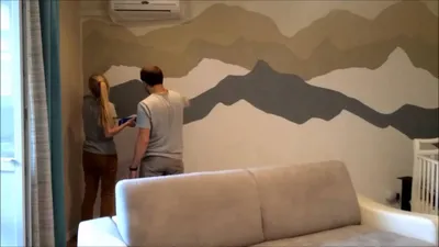 Окраска стен за 2 минуты - YouTube