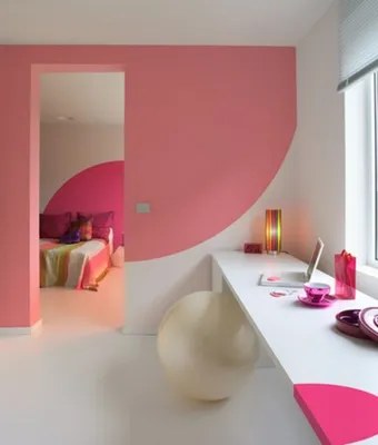 Два цвета стен в спальне - модный тренд - archidea.com.ua