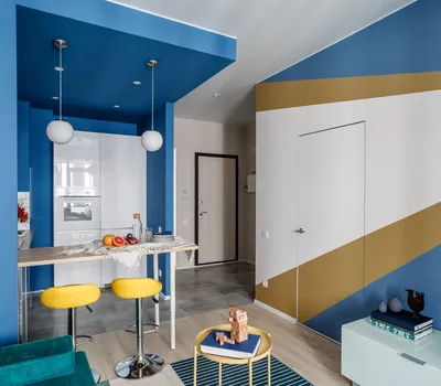 Каким цветом покрасить стены в зале: варианты в двух оттенках, фото идей  дизайна