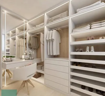 Дизайн гардеробной: идеи и рекомендации по созданию уютного интерьера (45  фото) | Дизайн и интерьер
