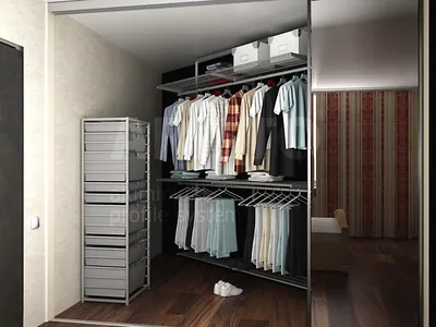 Cистемы для гардеробных комнат Aristo купить в Москве. Для отдельной  маленькой гардеробной комнаты