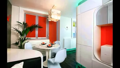 Дизайн кухни гостиной 25 кв м - YouTube