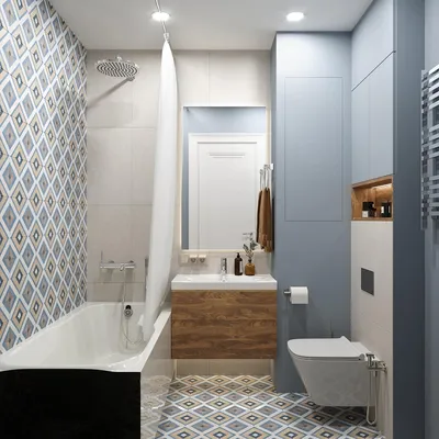 Дизайн маленької ванної кімнати: 93 фото, ідеї облаштування | Набудували