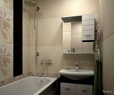 Фотографии маленьких ванных комнат » Картинки и фотографии дизайна квартир,  домов, коттеджей