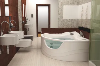 Ванна с джакузи: примеры дизайна, идеи для квартир и домов, фото в интерьере