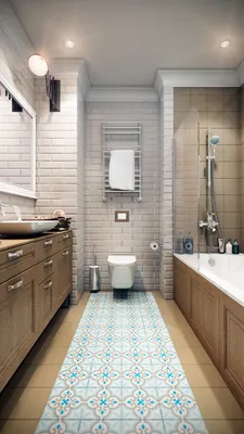 Отзыв: современный интерьер маленькой ванной комнаты