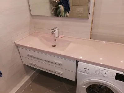 Столешница в ванную комнату: заказать по индивидуальным размерам - блог  компании Цвет и Стиль