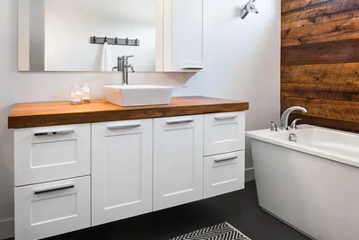 Деревянная столешница для ванной - что нужно знать перед покупкой? (40  фото) | Дизайн и интерьер ванной комнаты