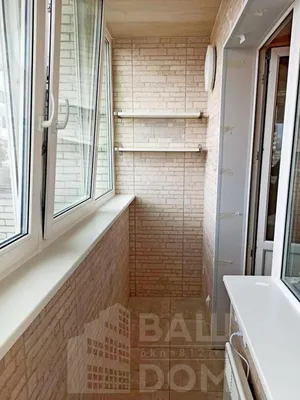 Отделка балкона плиткой: керамогранит, керамическая, клинкерная.